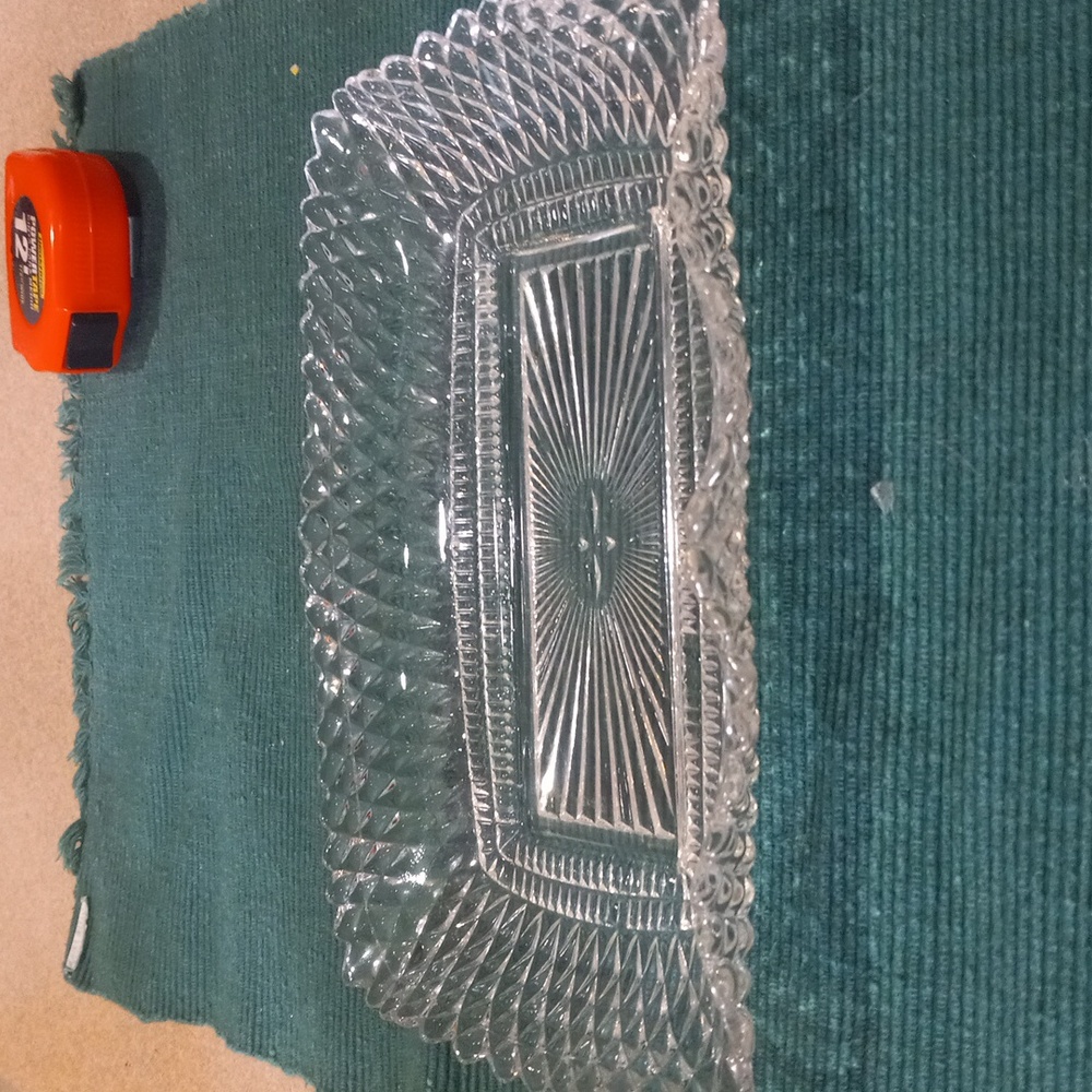 Indiana glass dish